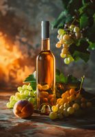 Plakat 68x98cm Bursztynowe Wino