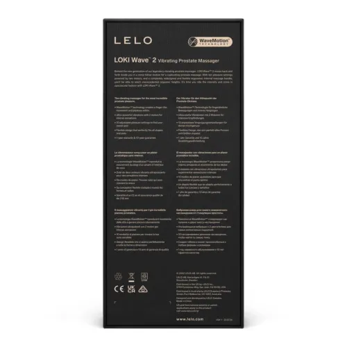 lelo loki wave 2 base blue - masażer z technologią wavemotion, 12 trybow na Arena.pl