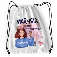 Plecak Sportowy Szkolny Dla Marysi Córki Dziecka Z Nadrukiem Ze Zdjęciem