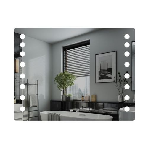 IREDA Lustro łazienkowe LED z oświetleniem, 70 x 50 cm na Arena.pl