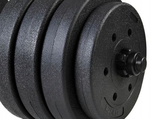 REGULOWANE HANTLE 40 KG ZESTAW HANTLI 2X20 KG Z FUNKCJĄ SZTANGI na Arena.pl