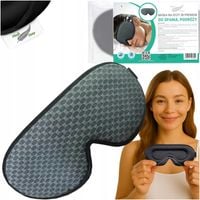 OPASKA NA OCZY DO SPANIA 3D MASKA ZACIEMNIAJĄCA 99% ŚWIATŁA REGULOWANA