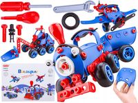 Klocki Elastyczne, Konstrukcyjne 142 El. Ciuchcia, Samolot, Helikopter, 6w1