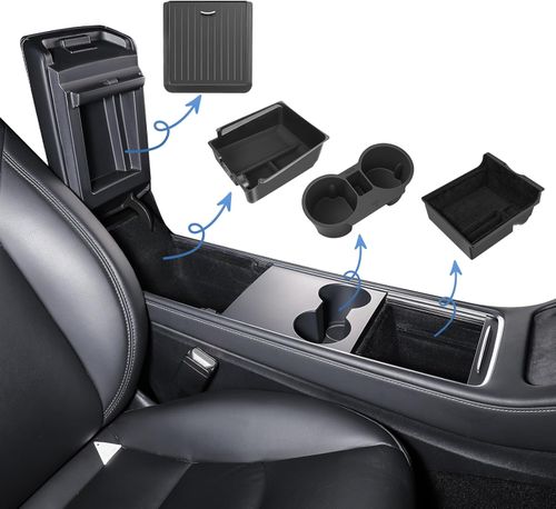 Organizer do konsoli środkowej ShowEv dla Tesla Model 3/Y pudełko 4 szt na Arena.pl