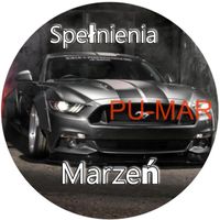 Opłatek na tort Mustang Ford Auto Samochód Logo Fura