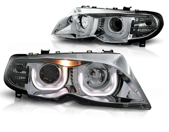 Lampy LED 3D U-Style BMW E46 01-05 H1 GRATIS zdjęcie 1