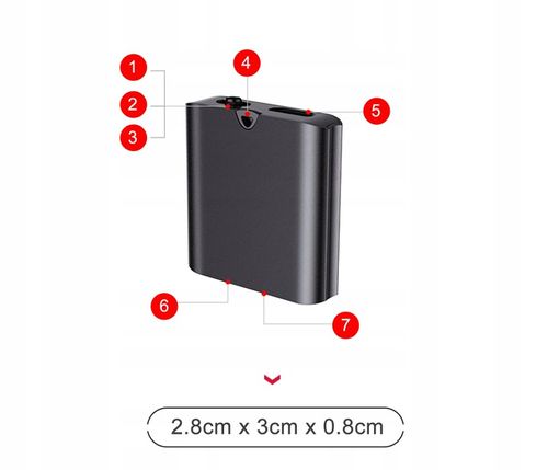 MINI DYKTAFON SZPIEGOWSKI SPY USB DETEKCJA 32GB na Arena.pl