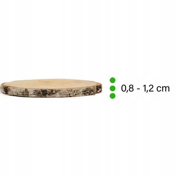 Plastry drewniane, plaster drewna, 10-16 cm zdjęcie 15