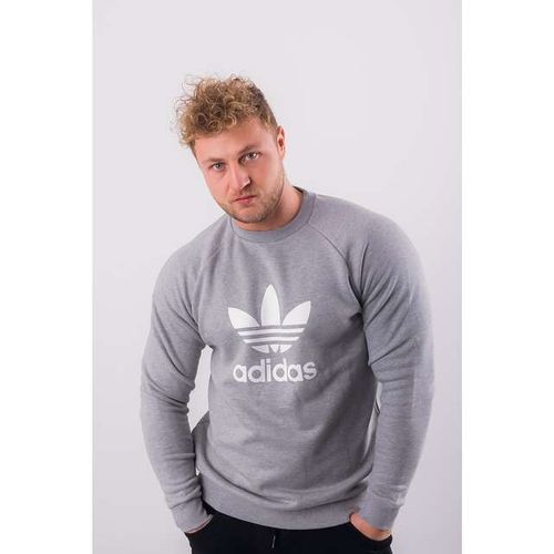 adidas TREFOIL CREW MEDIUM GREY HEATHER L na Arena.pl