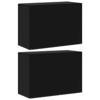 Pokrowce na meble i grill, 2 szt., 6 oczek, 180x80x125 cm