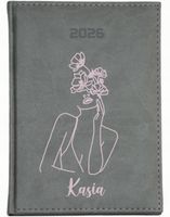 KALENDARZ A5 2026 DZIENNY terminarz z nadrukiem uv PREZENT Z IMIENIEM