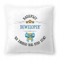 Poduszka Dla Dewelopera Na Urodziny Prezent Z Nadrukiem Ze Zdjęciem