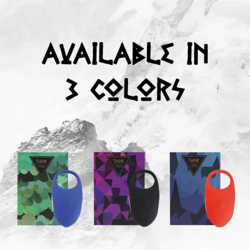 feelztoys thor black - pierścień wibrujący, silikonowy, ładowany usb na Arena.pl