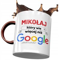 Kubek Bordowy Dla Mikołaja Kolegi Na Prezent Z Nadrukiem Ze Zdjęciem