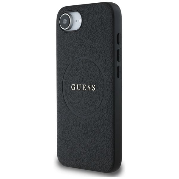 etui guess grained ring magsafe do       iphone 16e czarny zdjęcie 2