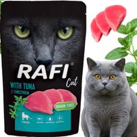 RAFI Karma Mokra Pasztet Dla Kotów Sterylizowanych z Tuńczykiem 100g