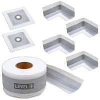 Taśma 10m Hydroizolacja Zestaw Narożniki 4 szt Mankiety 2szt SET_EZ1