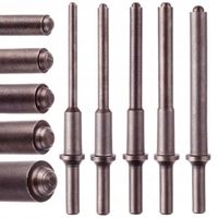 2X Dłuta do Młotka Pneumatycznego 5x Wybijaki 150mm Mocowanie Okrągłe Do Ni