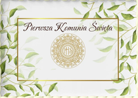 Opłatek na Tort Pierwsza Komunia Święta Komunijny Biblia Hostia Format A4