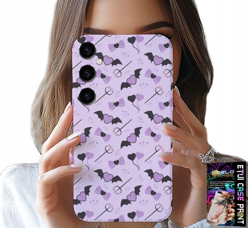 ETUI DO SAMSUNG GALAXY S23 FE - MODNE WZORY WIDŁY SERCA KOKARDKI KOKARDA na Arena.pl