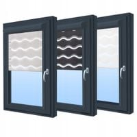 Roleta Dzień Noc w Kasecie ANTRACYT FALE VEGAS