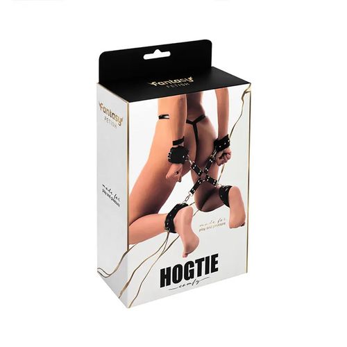 black hogtie with comfy wrist and ankle cuffs na Arena.pl