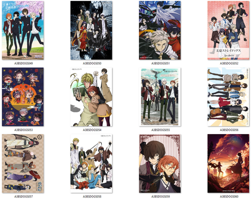 Pocztówka Bungo Stray Dogs Bungou DO WYBORU na Arena.pl