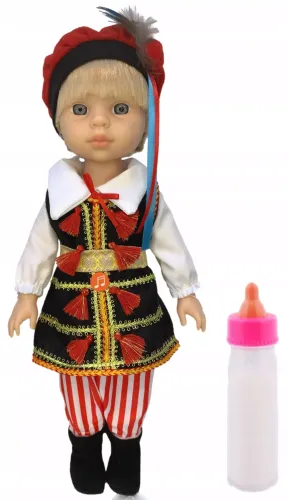 LALKA CHŁOPIEC W STROJU LUDOWYM MÓWI I ŚPIEWA 38cm na Arena.pl