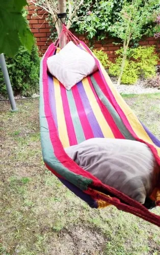 Hamak Ogrodowy 200x80 Lato 1os. + GRATIS !!! na Arena.pl