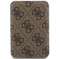 Guess Powerbank indukcyjny 15WGUPB5FP4EMGW 5000mAh brązowy/brown 4G Leather