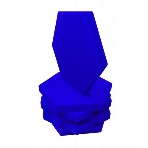 Pianka akustyczna | Gąbka wygłuszająca HEXAGON 32x28x3 cm - fioletowy na Arena.pl