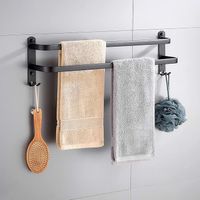 uchwyt wieszak łazienkowy na ręczniki aluminiowy