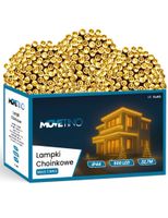 Lampki choinkowe LED 500 – 32,7 m, biały ciepły, IP44, 8 trybów