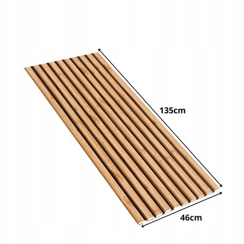 Lamele na Płycie Ścienne 135x46 Panele Dekoracyjne PREMIUM DĄB Różne Kolory na Arena.pl
