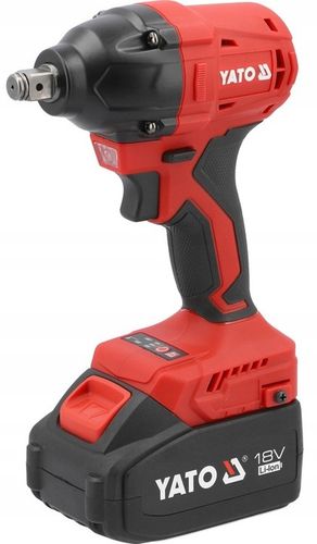 YATO KLUCZ UDAROWY AKUMUL. BEZSZCZOTKOWY 18V 350NM + 2x4Ah + TORBA +ADAPTER na Arena.pl