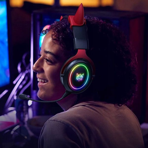 ONIKUMA X10 DEVIL SŁUCHAWKI GAMINGOWE Z MIKROFONEM PRZEWODOWE NAUSZNE DO PC zdjęcie 5