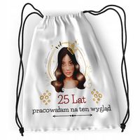 Plecak Urodziny 25 25Te Sportowy Szkolny Worek Z Nadrukiem Ze Zdjęciem