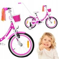 ROWER DZIECIĘCY TABOU ROWEREK MINI 16 CALI BARDZO LEKKI DLA DZIEWCZYNKI