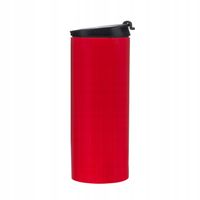 Kubek samochodowy stalowy czerwony 350 ml
