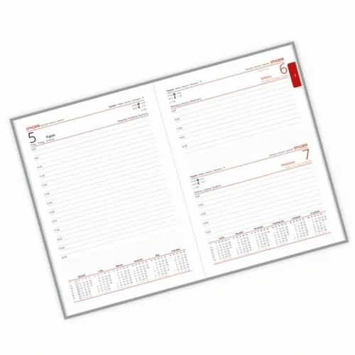 PERSONALIZOWANY KALENDARZ KSIĄŻKOWY PLANER TERMINARZ 2024 A5 NADRUK na Arena.pl