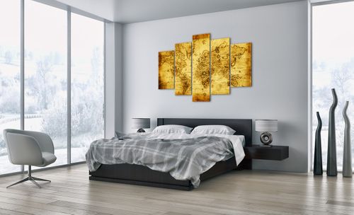 Obraz Na Płótnie - Mapa Świata - 150X100 Cm - Ea150X100-0127 na Arena.pl