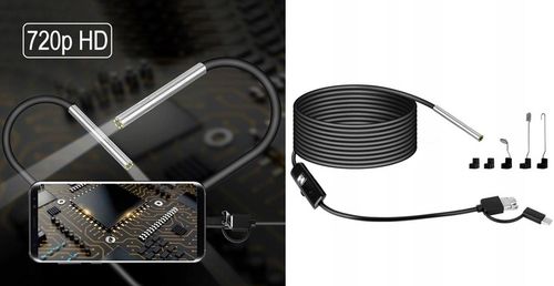 Kamera inspekcyjna AN97-3.9MM HD Android USB-C endoskop na Arena.pl