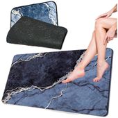 Mata łazienkowa szybkoschnąca dywanik antypoślizgowy chłonny marmur 50x80