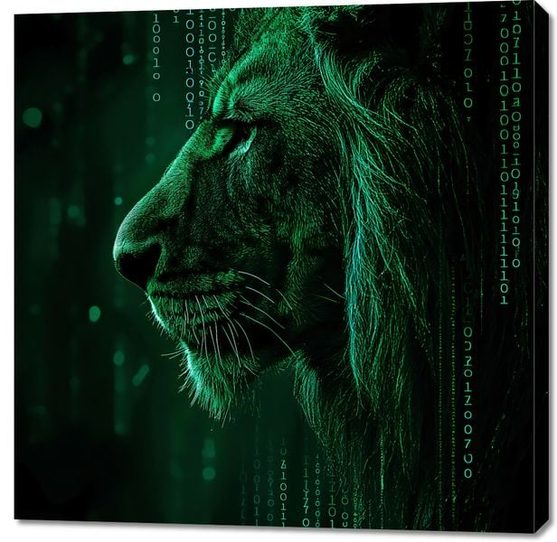 Obraz 100x100cm Kod Siły zdjęcie 1