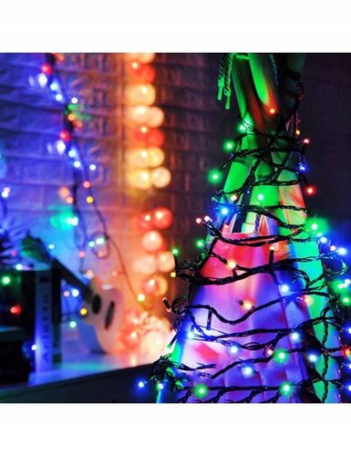 MOCNE LAMPKI CHOINKOWE 500 LED MULTI ZEWNĘTRZNE WEWNĘTRZNE PROGRAMATOR na Arena.pl