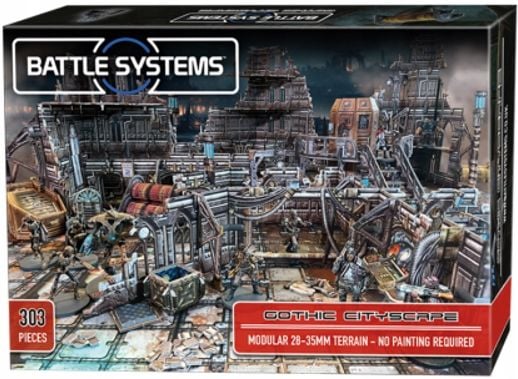 BATTLE SYSTEMS Gothic Cityscape / teren / postapo/ Kill Team/ RPG zdjęcie 2