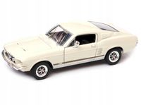 Ford Mustang GT 1967 1:24 model WELLY biały
