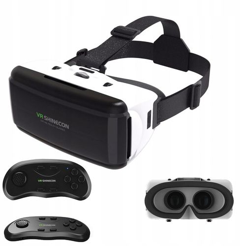 Okulary gogle 3D VR 360 do telefonu z padem sterującym Shinecon G06 na Arena.pl