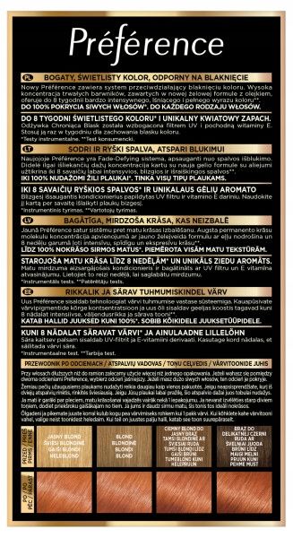 Farba Do Włosów Loreal Preference Miedź Mango 74 zdjęcie 2