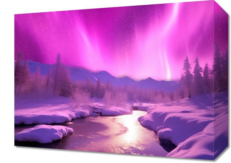 Obraz 40x30cm Aurora Nad Niebiem zdjęcie 1